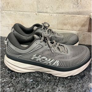 Hoka mens size 10 bondi 7 gray